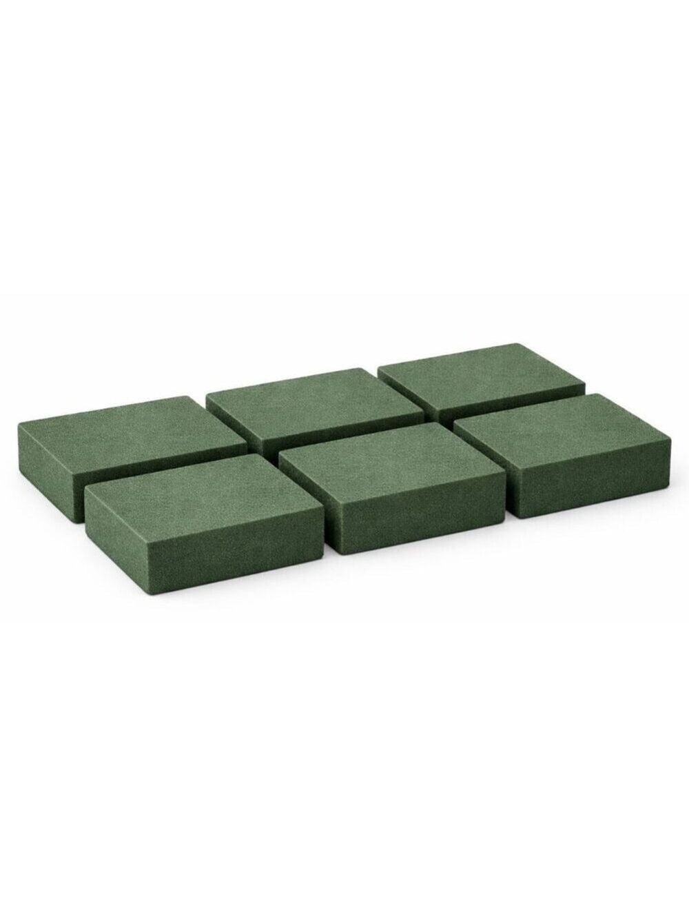 Wet Floral Foam Blocks 6 Pack Small Green Foam for Fresh Flowers Wedding Centerp